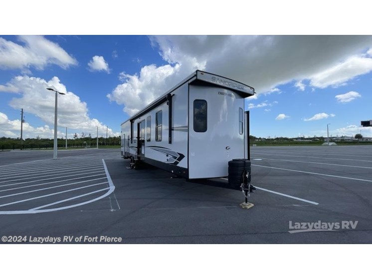 New 2024 Forest River Sandpiper Destination Trailers 400BH available in Fort Pierce, Florida