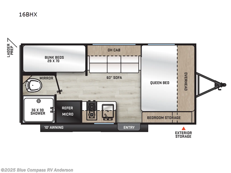 2025 Forest River Aurora Light 16BHX RV for Sale in Anderson, CA 96007