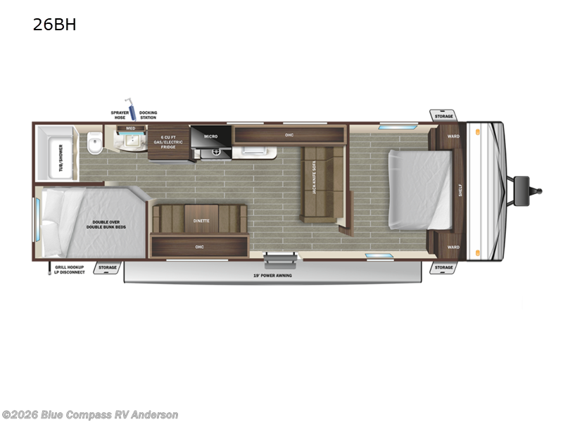 2022 Starcraft Autumn Ridge 26BH - Used Travel Trailer For Sale by Blue Compass RV Anderson in Anderson, California