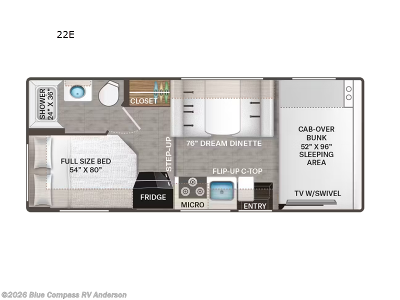 2025 Thor Motor Coach Four Winds 22E - Used Class C For Sale by Blue Compass RV Anderson in Anderson, California
