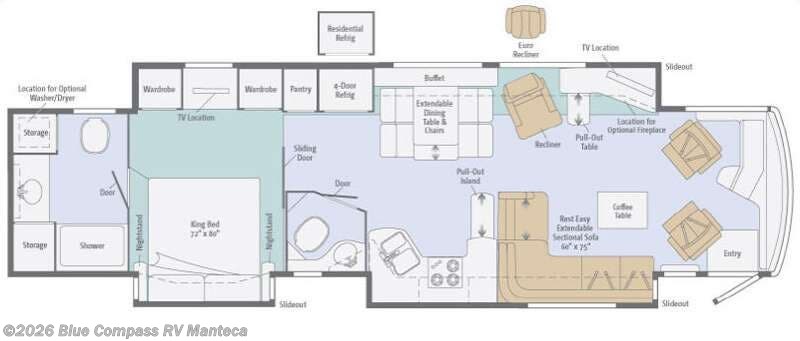 2012 Itasca Ellipse 42QD RV for Sale in Manteca, CA 95336 | CM201067 ...