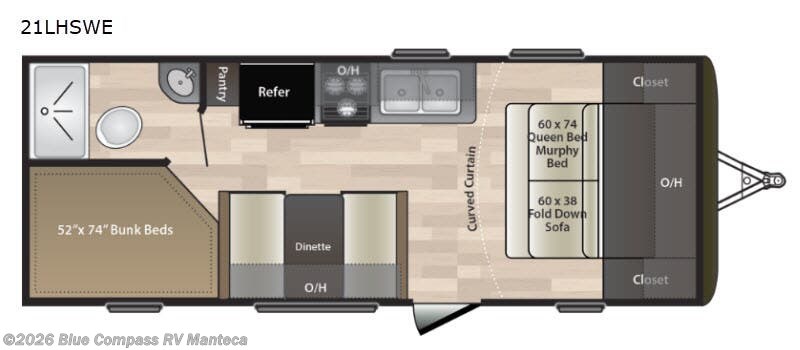 2018 Keystone Hideout 21LHSWE - Used Travel Trailer For Sale by Blue Compass RV Manteca in Manteca, California