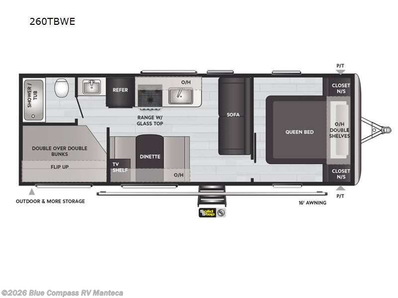 2021 Keystone Springdale 260TBWE - Used Travel Trailer For Sale by Blue Compass RV Manteca in Manteca, California