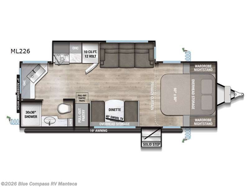 2026 Alliance RV Delta Ultra Lite ML226 - New Travel Trailer For Sale by Blue Compass RV Manteca in Manteca, California features Slideout