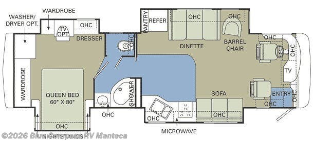 2007 Holiday Rambler Neptune 36PDQ - Used Class A For Sale by Blue Compass RV Manteca in Manteca, California features Slideout