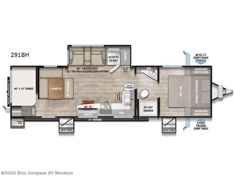 2026 Alliance RV Delta 291BH - New Travel Trailer For Sale by Blue Compass RV Manteca in Manteca, California features Slideout