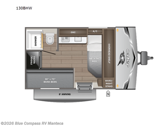 Manteca Rv 2026 Jayco Jay Flight SLX 130BHW #T140991 - For Sale in Manteca, CA