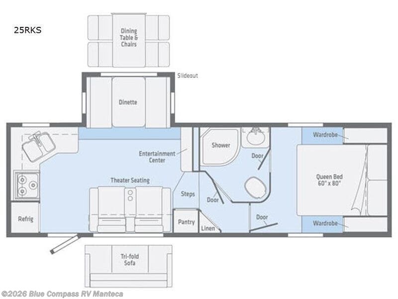 2019 Winnebago Minnie Plus 25RKS - Used Fifth Wheel For Sale by Blue Compass RV Manteca in Manteca, California features Slideout