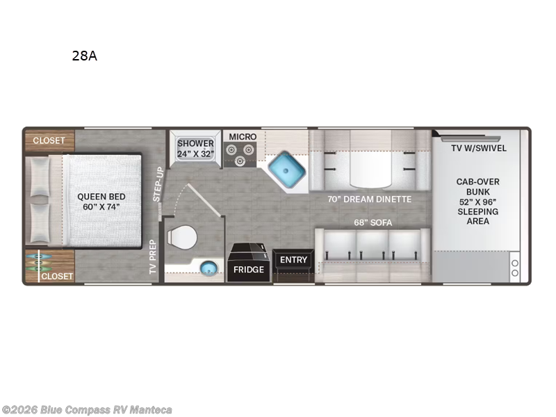 2024 Thor Motor Coach Four Winds 28A - Used Class C For Sale by Blue Compass RV Manteca in Manteca, California