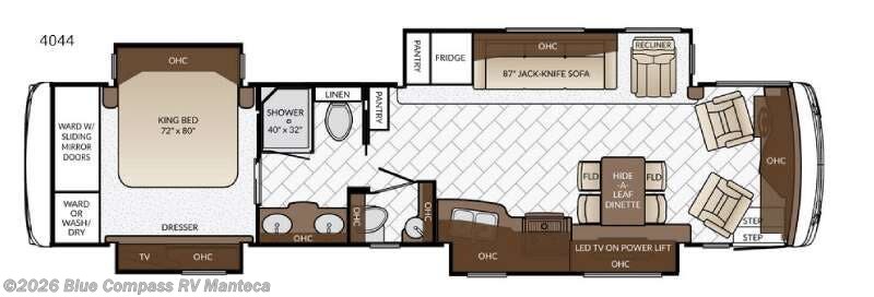 2017 Newmar Ventana LE 4044 - Used Class A For Sale by Blue Compass RV Manteca in Manteca, California features Slideout