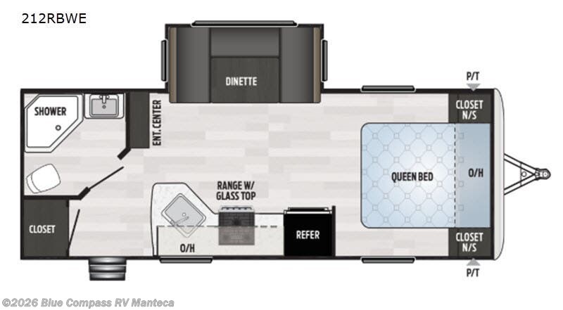 2019 Keystone Springdale 212RBWE - Used Travel Trailer For Sale by Blue Compass RV Manteca in Manteca, California features Slideout