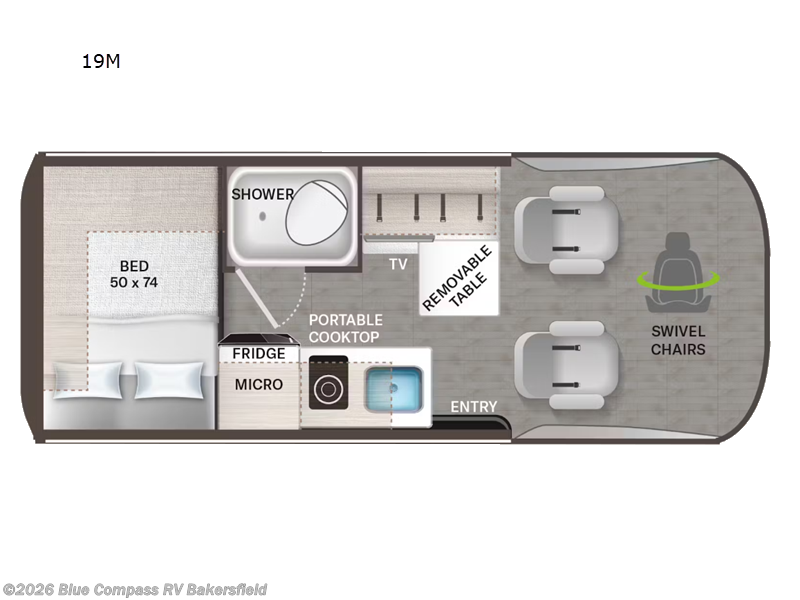 2026 Thor Motor Coach Tranquility 19M - New Class B For Sale by Blue Compass RV Bakersfield in Bakersfield, California
