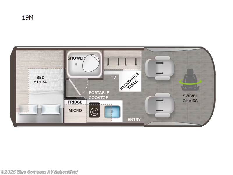 2025 Thor Motor Coach Tranquility 19M - New Class B For Sale by Blue Compass RV Bakersfield in Bakersfield, California