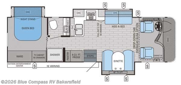 2015 Jayco Precept 31UL - Used Class A For Sale by Blue Compass RV Bakersfield in Bakersfield, California features Slideout