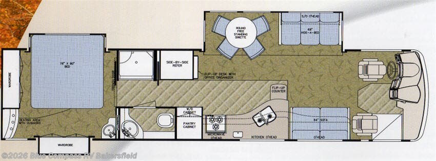 2006 Gulf Stream Friendship 8387 - Used Class A For Sale by Blue Compass RV Bakersfield in Bakersfield, California features Slideout
