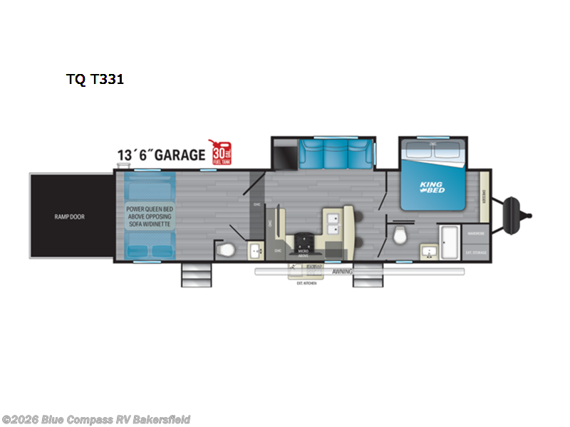 2022 Heartland Torque T331 - Used Travel Trailer For Sale by Blue Compass RV Bakersfield in Bakersfield, California features Slideout