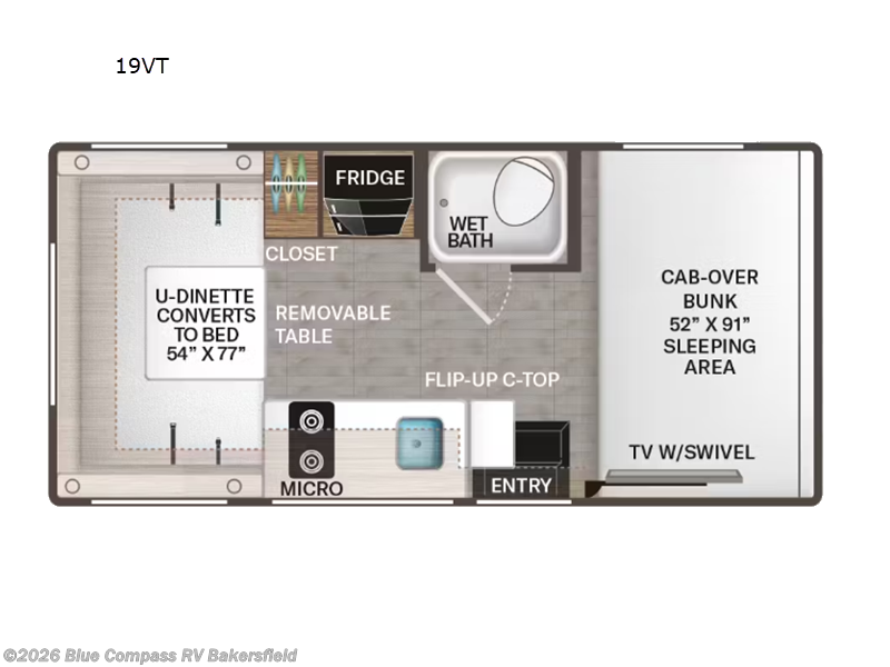 2026 Thor Motor Coach Geneva 19VT Chevy - New Class C For Sale by Blue Compass RV Bakersfield in Bakersfield, California