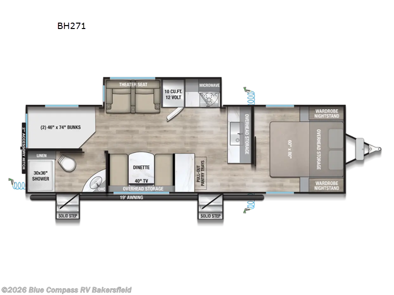 2026 Alliance RV Delta Ultra Lite BH271 - New Travel Trailer For Sale by Blue Compass RV Bakersfield in Bakersfield, California features Slideout