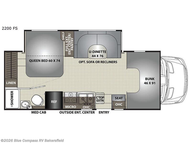 2018 Coachmen Prism 2200 FS - Used Class C For Sale by Blue Compass RV Bakersfield in Bakersfield, California features Slideout
