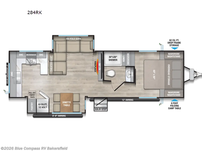 2026 Alliance RV Delta 284RK - New Travel Trailer For Sale by Blue Compass RV Bakersfield in Bakersfield, California features Slideout