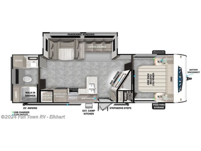 New 2023 Forest River Salem 26RBSX available in Elkhart, Indiana