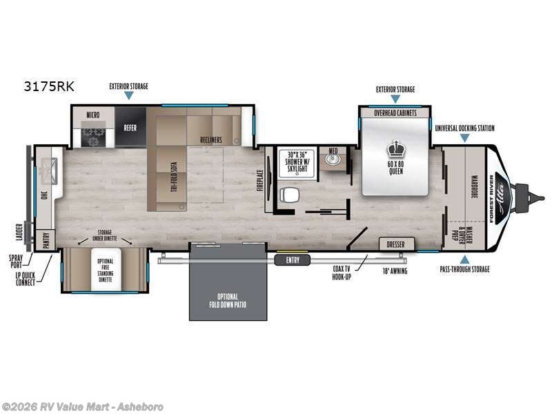 2026 East to West Alta 3175RK - New Travel Trailer For Sale by RV Value Mart - Asheboro in Franklinville, North Carolina features Slideout