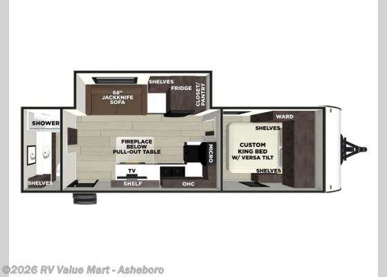2026 Forest River Wildwood 250ZEN - New Travel Trailer For Sale by RV Value Mart - Asheboro in Franklinville, North Carolina