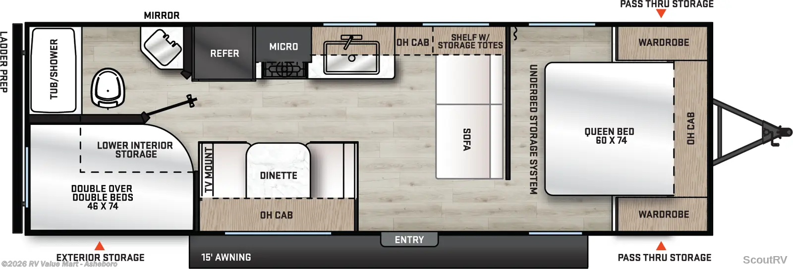 2026 Coachmen Catalina Summit Series 8 261BH - New Travel Trailer For Sale by RV Value Mart - Asheboro in Franklinville, North Carolina
