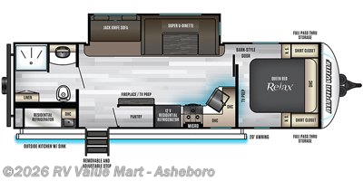 2022 Forest River Cherokee Alpha Wolf 26RBL - Used Travel Trailer For Sale by RV Value Mart - Asheboro in Franklinville, North Carolina