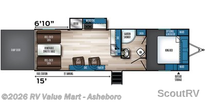 2022 Forest River Vengeance Rogue 26VKS - Used Travel Trailer For Sale by RV Value Mart - Asheboro in Franklinville, North Carolina