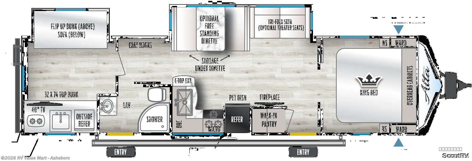 2027 East to West Alta 3150KBH - New Travel Trailer For Sale by RV Value Mart - Asheboro in Franklinville, North Carolina