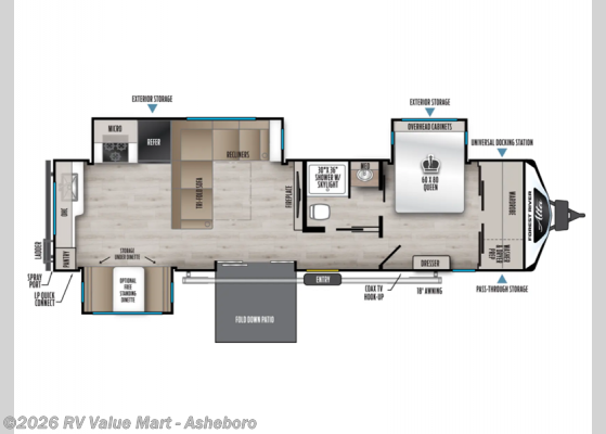 2026 East to West Alta 3175RK - New Travel Trailer For Sale by RV Value Mart - Asheboro in Franklinville, North Carolina