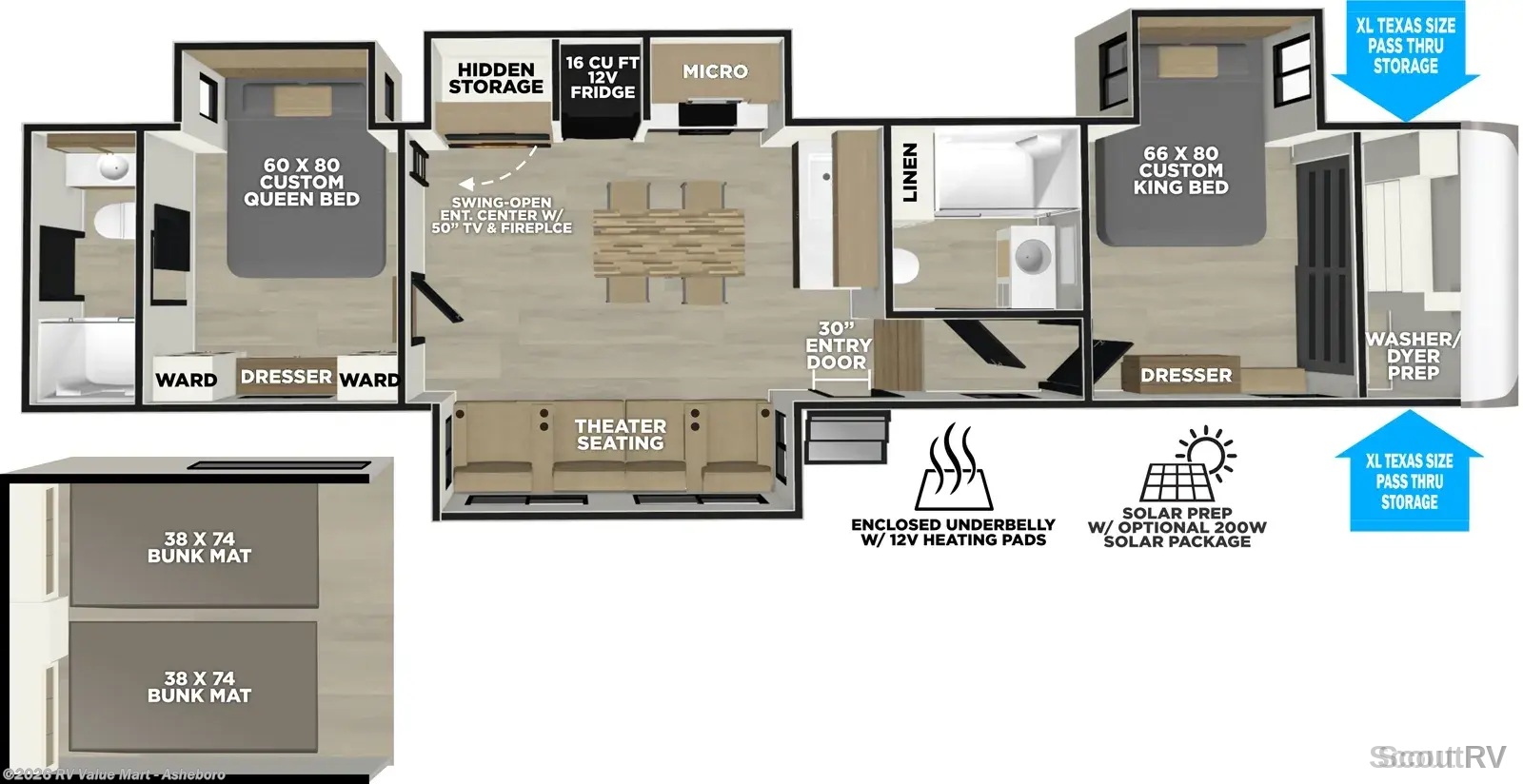 2027 Forest River Wildwood Heritage Glen 376FAM - New Fifth Wheel For Sale by RV Value Mart - Asheboro in Franklinville, North Carolina