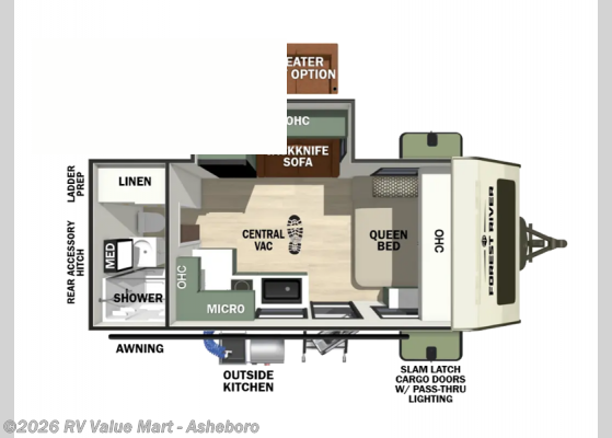 2027 Forest River No Boundaries NB18.3BM - New Travel Trailer For Sale by RV Value Mart - Asheboro in Franklinville, North Carolina