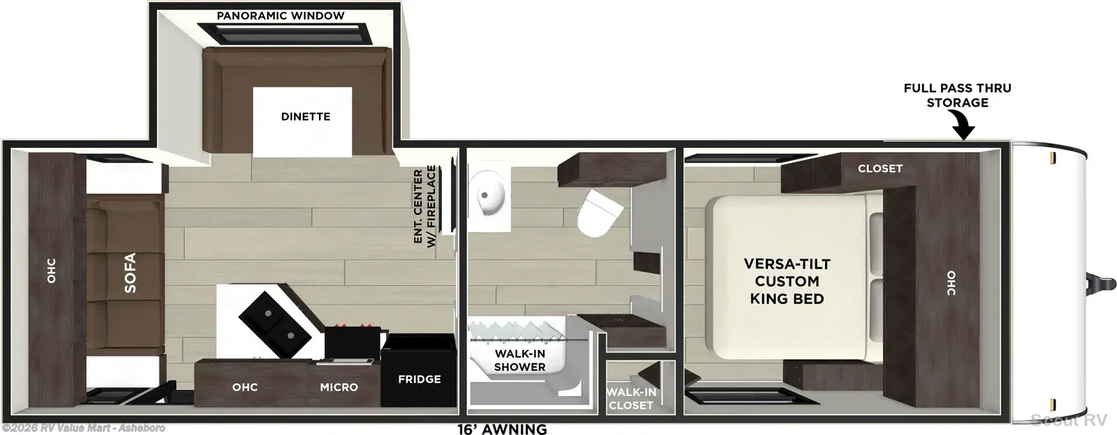 2025 Forest River Wildwood X-Lite 24RLXL - Used Travel Trailer For Sale by RV Value Mart - Asheboro in Franklinville, North Carolina