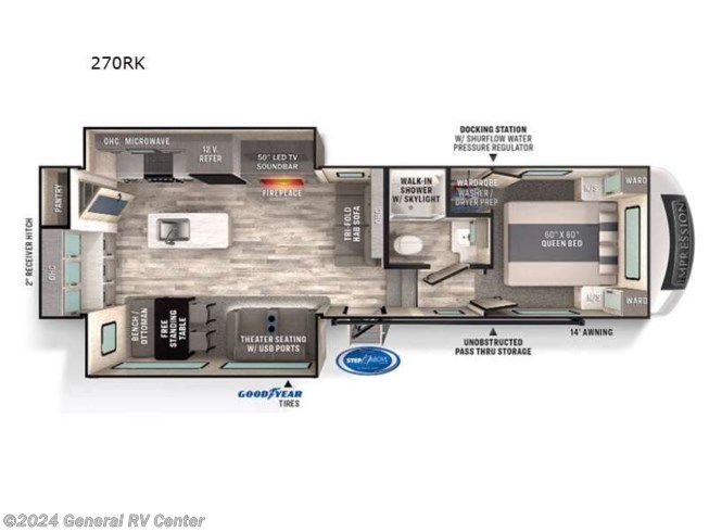 2021 Forest River Impression 270RK - Used Fifth Wheel For Sale by General RV Center in West Chester, Pennsylvania