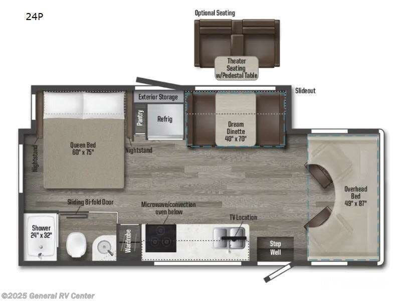 2025 Winnebago Porto 24P - New Class C For Sale by General RV Center in Fort Pierce, Florida