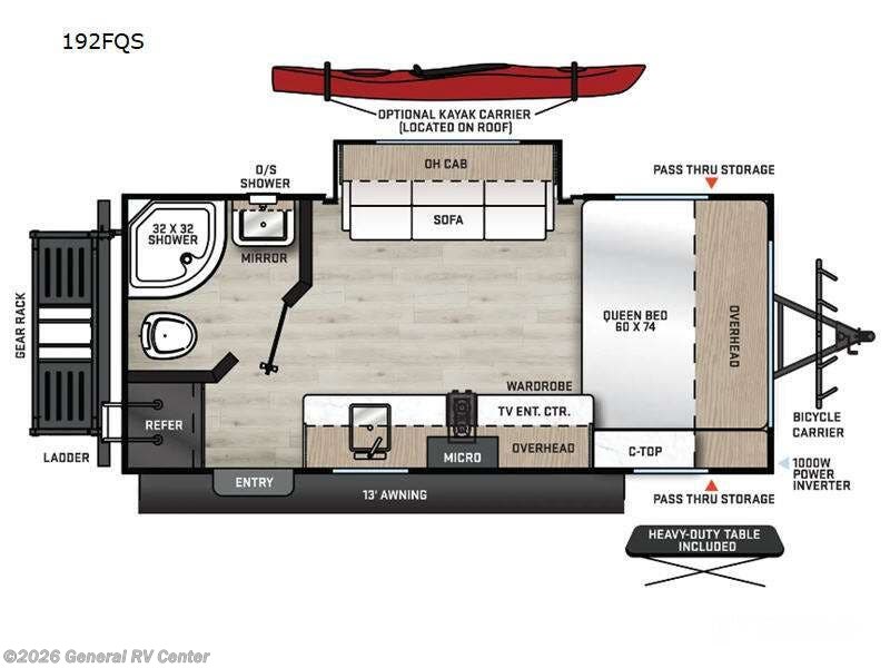 2024 Coachmen Catalina 192FQS - New Travel Trailer For Sale by General RV Center in Fort Pierce, Florida