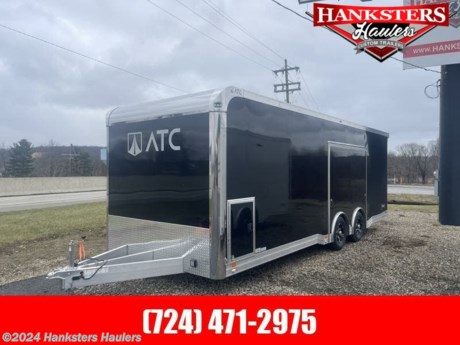 ATC ALL ALUMINUM RACE HAULER
CUSTOM OPTIONS:
0032884: ROM 550 SERIES 8.5X24+0-2T5.2K - 70 - PED
0030787: BASE MODEL - RM550_B85702400+0-2T5.2K -
BAS-PED
0033289: DOOR, RAMP - BLCMFT
0033529: DOT LIGHTING MFT
0033568: TRACK, INT, WALL, 2 ROW - CAB
0033048: TRIM, MILL FINISH
0033278: PREMIUM ESCAPE DOOR PKG
0033739: AXLE T-5.2K ST225-75R16 LRE MF
0032952: DELUX PKG - COIN
0033273: CABINET PKG 7, MFT
0031126: BATTERY LITHIUM
ELECTRICAL PACKAGE:
30 Amp breaker Box w Conv Pkg-50 Series
(2) Int Outlets - (1) w USB
(1) Ext Outlet
(4) 49&quot; LED Lights - Ceiling
25&#39; Shore Cord
A/C Prep
12v Lithium Battery
(2) USB Cove Ports
All Standard Features
* Frame Features
* Aluminum Tube Construction
* 6-Sided Welded Frame
* 16&quot; On Center Floor &amp; Ceiling Crossmembers
* ATC LifeTrac Wall Design
* 2&quot; x 3&quot; Subframe Tubing - Diff 20&#39; vs. 28&#39;
* 5 Year Structural Warranty
* Polished Cast Corners w/ Stainless Steel Trim
* Spread Axles w/ Full Perimeter Skirt
* 56&quot; Extended Tongue
* Exterior Features
* Torsion Axles
* ST 225 or 235 Aluminum Wheels - GoodYear
* Entrance Door - 36&quot; (20&#39; &amp; 24&#39;) or 48&quot; (28&#39;)
* Safety Chains
* 2,000 lb Manual Jack
* A-Frame Coupler
* 4,000 lb Ramp Door
* Stainless Steel Paddle Locks
* Ramp Transition Flap
* (2) Pair Diagonal 16&quot; Slimline Tail Lights
* (1) Pair Diagonal 16&quot; Slimline Reverse Lights
* One-Piece Aluminum Roof
* .040 Screwless Aluminum Exterior
* 24&quot; Stone Guard
* 7&quot; Lower and 4&quot; Upper Trim
* Full Perimeter Drop Skirting
* Interior Features
* (4) Recessed D-Rings
* 3/8&quot; Engineered Walls w/ Cove
* 3/8&quot; Engineered Floor
* Open Stud Ceiling
* (2) Dome Lights w/ Wall Switch
* (2) Manual Roof Vents
0033217: 40IN CARPET ON WALL
0033306: INSULATION R3 / R6
0033247: JACK, TONGUE, MANUAL, 5K, MFT
