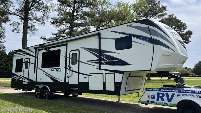 Used 2018 Miscellaneous Voltage by Dutchmen Triton FW Toy Hauler 3551 available in Virginia Beach, Virginia
