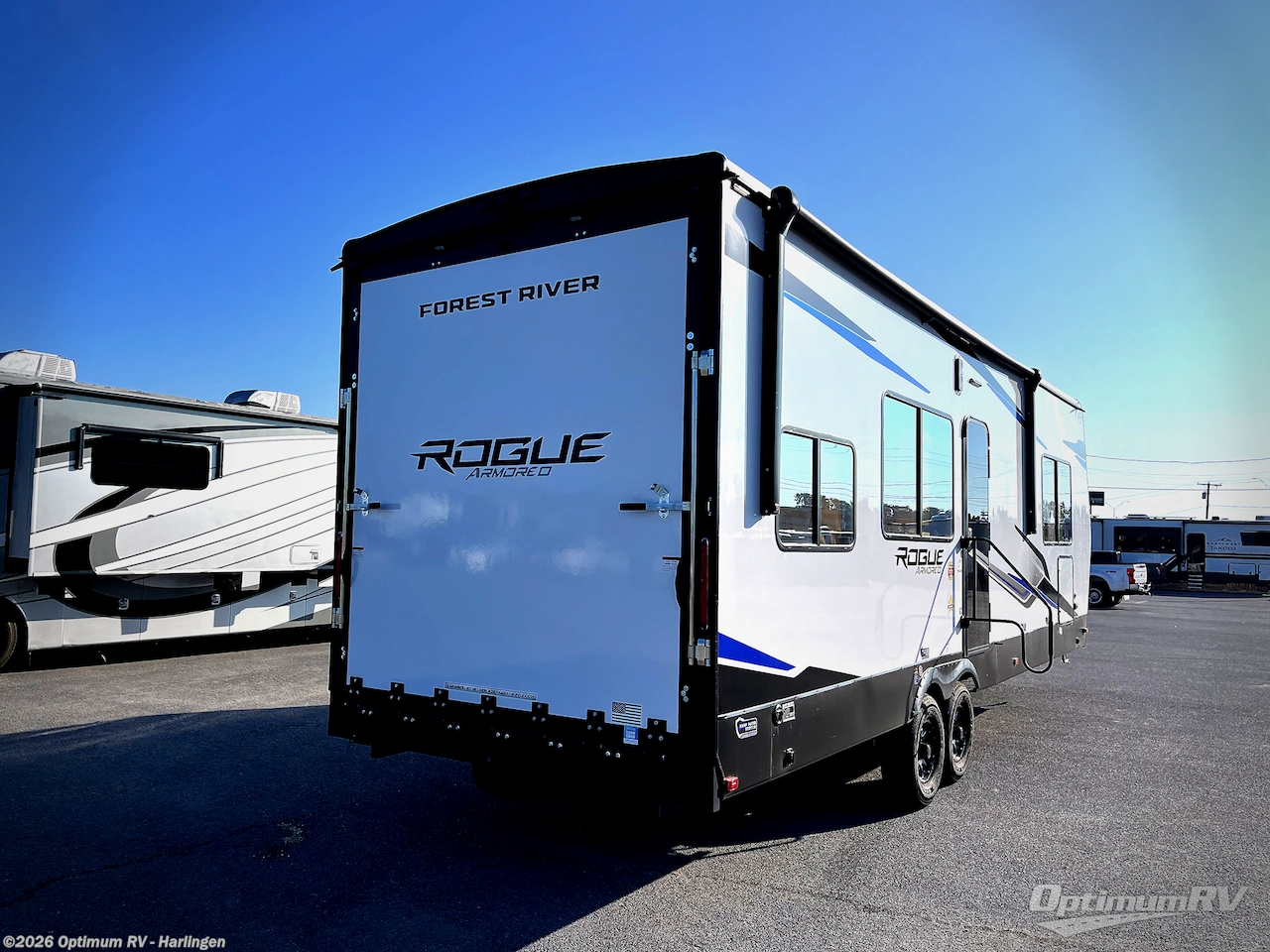 2026 Forest River Vengeance Rogue Armored 26L140 - New Travel Trailer For Sale by Optimum RV - Harlingen in La Feria, Texas features Awning, Slideout