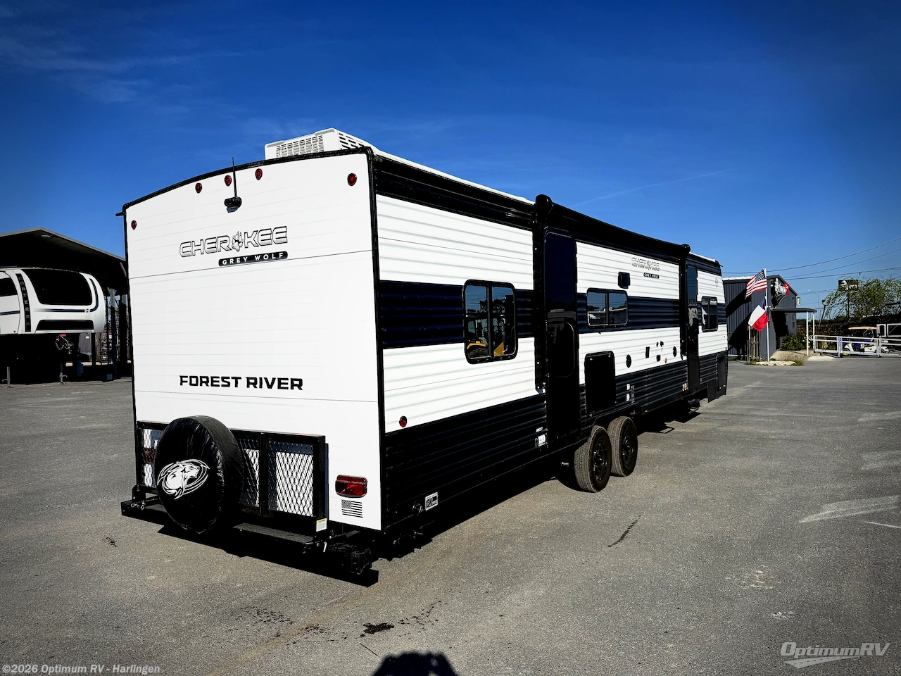 2026 Forest River Cherokee Grey Wolf 29QB - New Travel Trailer For Sale by Optimum RV - Harlingen in La Feria, Texas features Slideout, Awning