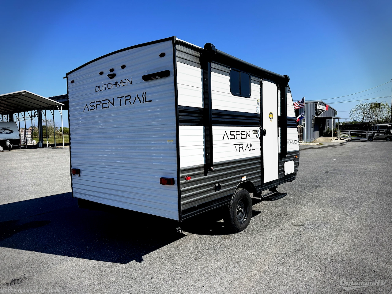 2026 Dutchmen Aspen Trail Mini 13BH - Used Travel Trailer For Sale by Optimum RV - Harlingen in La Feria, Texas features Awning