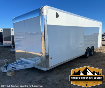 Triton&#39;s enclosed NXT Series trailers for cargo and snowmobiles are designed to get your gear there in style, with rugged aluminum construction and useful features. * 3/8&#39; Plywood Walls * 3/4&#39; Water Resistant Decking * Add 3&#39; to box height * 24&#39; Stone guard * 5K LB Center Jack * 16&#39; O/C Wall, Floor and Roof Studs * Rear Door Canopy w/Lights * White Vinyl backed Luan Ceiling * Black Aluminum Wheels * * Excludes tax, tag, title and registration fees. Dealer documentation fee of $389 not included in price.
