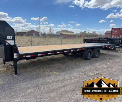 25&#39; Low-Pro Flatdeck with Singles LS:25&#39; Low-Pro Flatdeck with Singles Q:GN 2 5/16&#39; Square (30,000 lb.) 72BS:(2) 7,000# Electric / Spring W:5&#39; Dovetail w/ 2 Flip-over Monster Ramps K:Primer + Black Powder Coat Excludes tax, tag, title and registration fees. Dealer documentation fee of $389 not included in price.