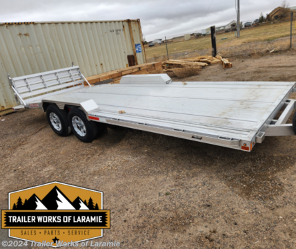 | Model Number | EHHD20 | |------------|------| | Bed Width (in.) | 97.5&#39; | | Bed Length (in.) | 240&#39; | | Overall Width (in.) | 102&#39; | | Overall Length (in.) | 310&#39; | | Ramp Standard | Yes | | Tilt Bed | No | | Carrying Capacity w/o Brakes (lb.) | N/A | | GVWR w/o Brakes (lb.) | N/A | | Carrying Capacity with Brakes (lb.) | 7,985 lb | | GVWR with Brakes (lb.) | 9,995 lb | | Trailer Weight | 2,010 lb | | No. Of Axles | 2 | | Hitch Height | 20&#39; | | Deck Height | 24&#39; | | Standard Tires | ST2257R15E White | | Tire Upgrade Options | ST22575R15E Aluminum T08 | | Tongue Jack | Yes | | Loading Style | Rear | | Coupler (in.) | 2 5/16&#39; | | Brake Options | Electric 2 Axles | Excludes tax, tag, title and registration fees. Dealer documentation fee of $389 not included in price.
