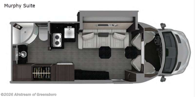 2021 Airstream Atlas Murphy Suite - Used Class B For Sale by Airstream of Greensboro in Colfax, North Carolina features Slideout