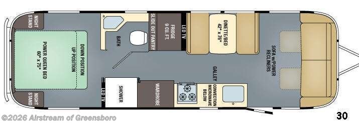 2016 Airstream Classic 30RBQ - Used Travel Trailer For Sale by Airstream of Greensboro in Colfax, North Carolina