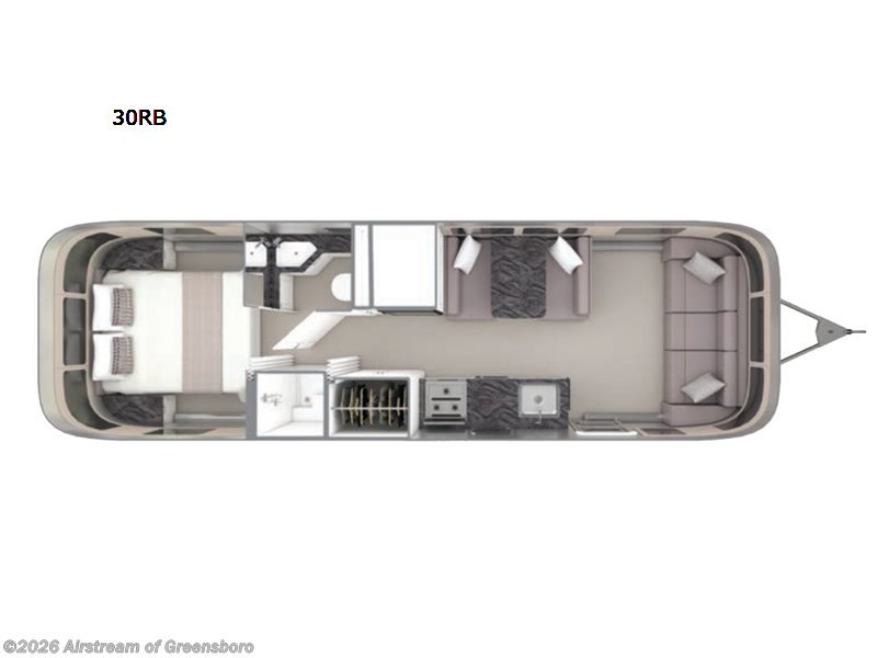 2026 Airstream Classic 30RB - New Travel Trailer For Sale by Airstream of Greensboro in Colfax, North Carolina