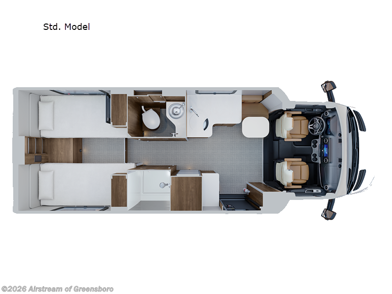 2027 Airstream Atlas 25RT Std. Model - New Class B For Sale by Airstream of Greensboro in Colfax, North Carolina